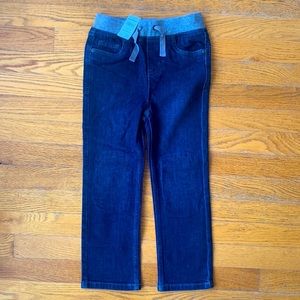 NWT Hanna Andersson Jeans Double Knee Kickstart Relaxed Jeans 5